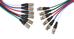 Mic Lead XLR Male to XLR Female Suits Balanced Mics - Choice of Cable Length